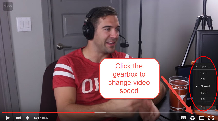 video speed